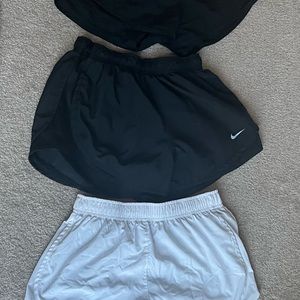 Lot of Nike running shorts, Small